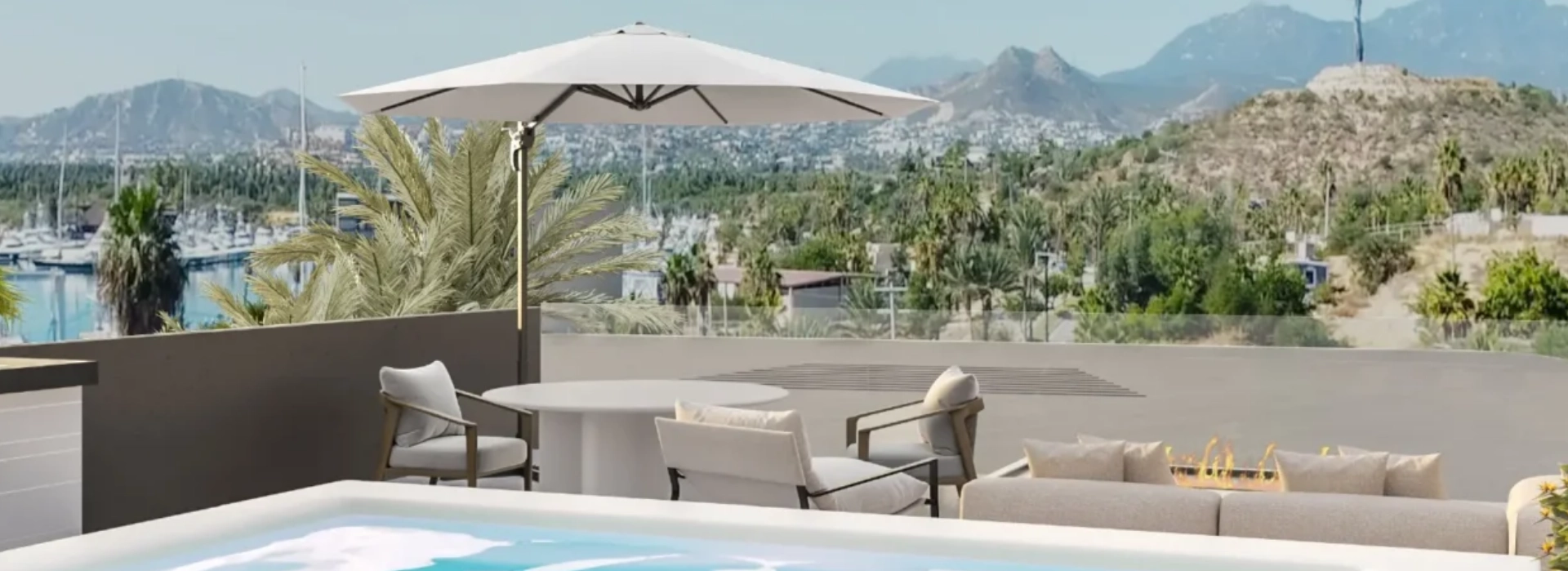 One Marina Place luxury waterfront condos on the Cabo San Lucas Marina
