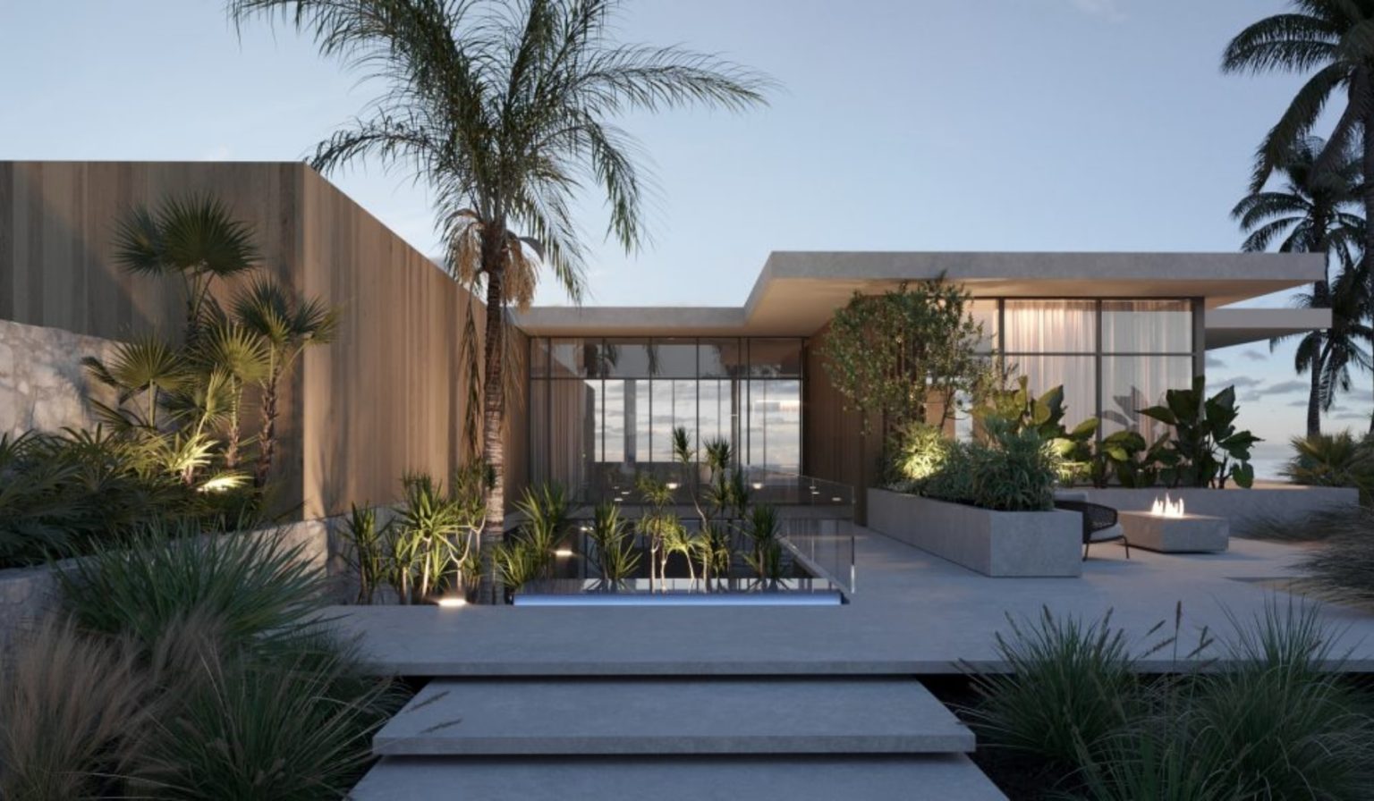 Four Seasons Residences at Costa Palmas beachfront villa with infinity pool on East Cape Baja
