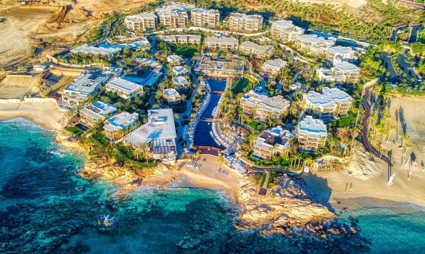 Chileno Bay Auberge resort community in the Corridor with branded residences and white sand beach