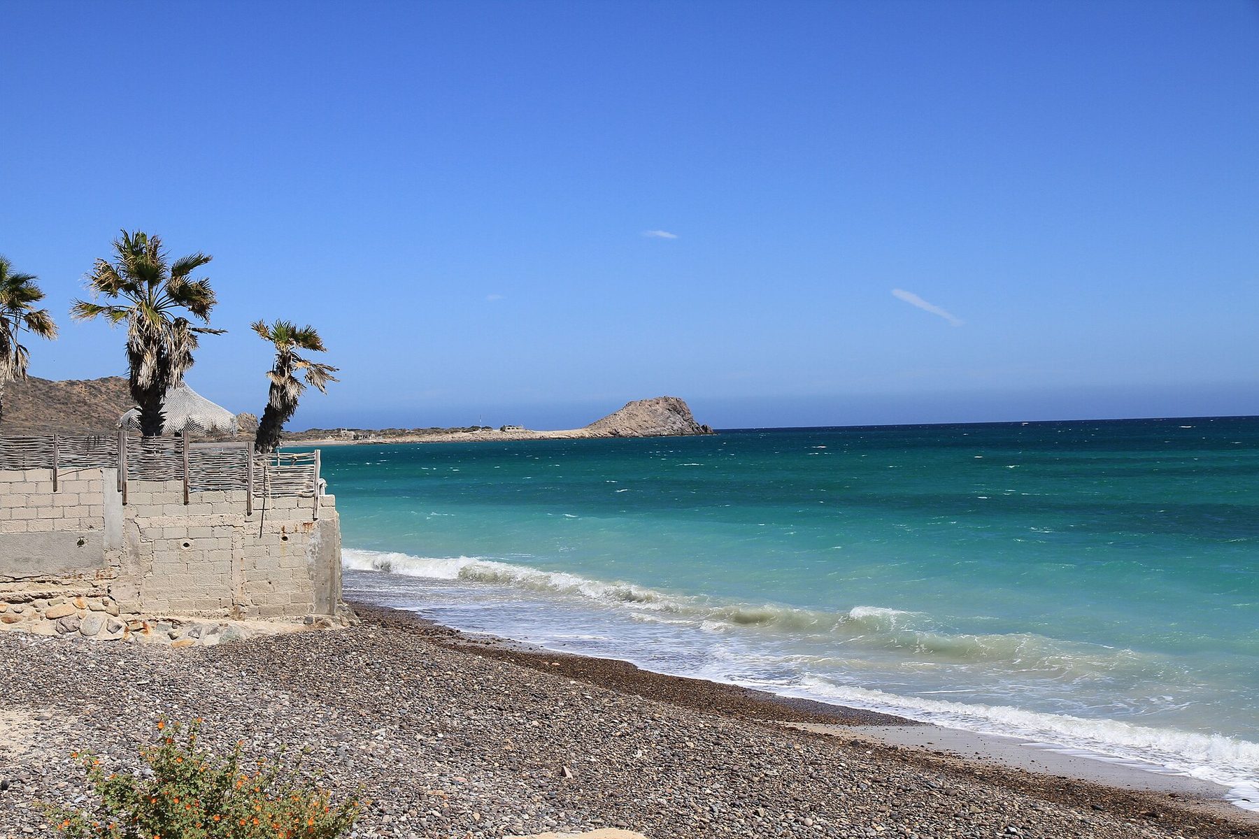 Cabo Pulmo National Marine Park coastline in the East Cape of Los Cabos