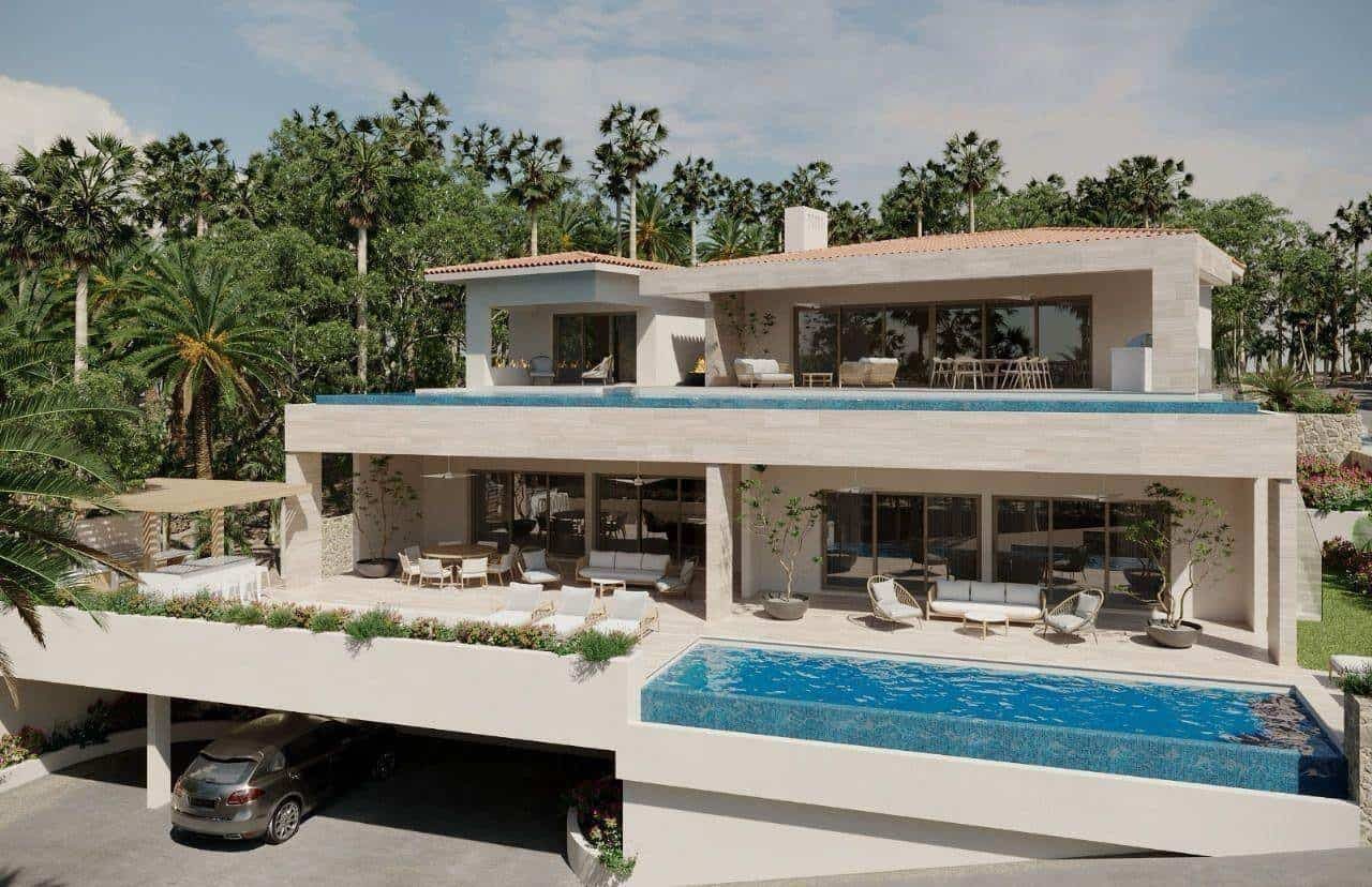 Luxury Sea of Cortez beachfront estate in Palmilla Los Cabos with infinity pool and palapa