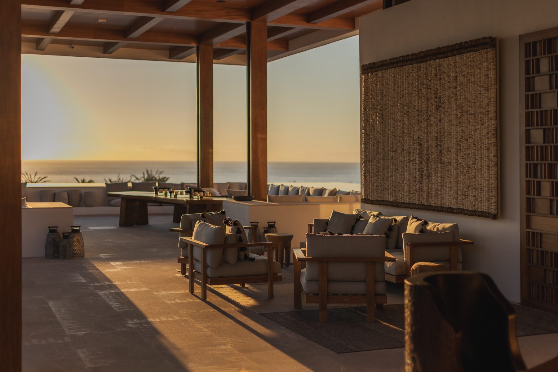 Park Hyatt Los Cabos at Cabo Del Sol resort architecture and oceanfront pools along La Ruta Escenica